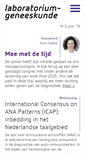 Mobile Screenshot of laboratoriumgeneeskunde.nl